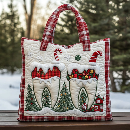 Jingle Teeth XR3010001CL Quilted Tote Bag