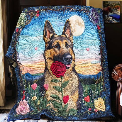 German Shepherd Rose CW0601021CL Quilt