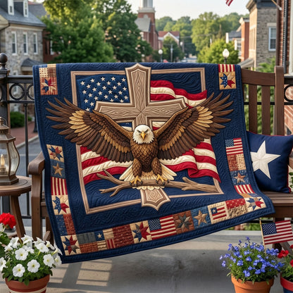 American Eagle Cross Faith WN1304003CL Quilt