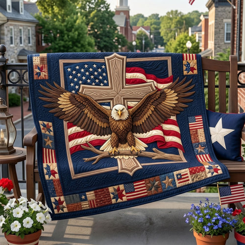 American Eagle Cross Faith WN1304003CL Quilt