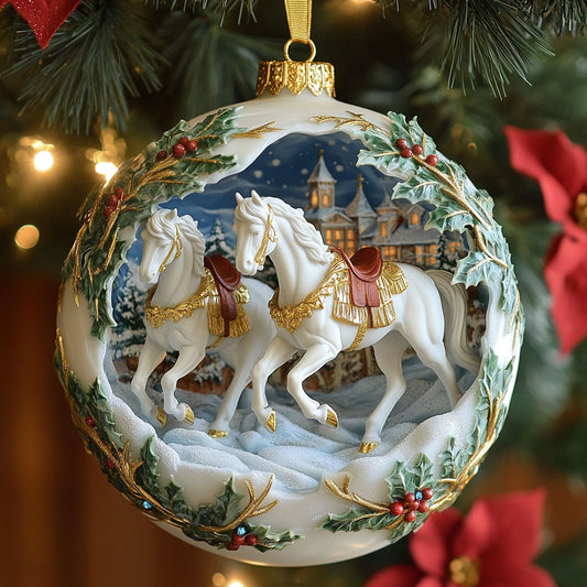 Majestic Horse CW1610011CL Christmas Ornament