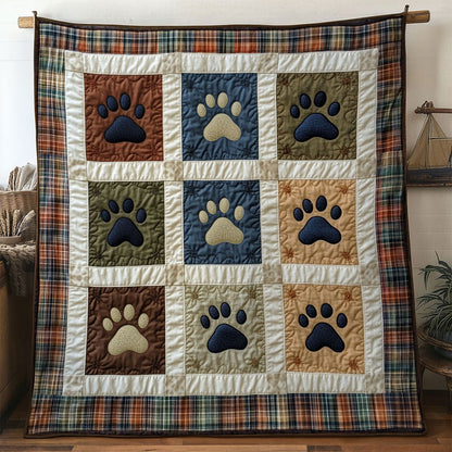 Dog Paw Rustic WN1201023CL Quilt