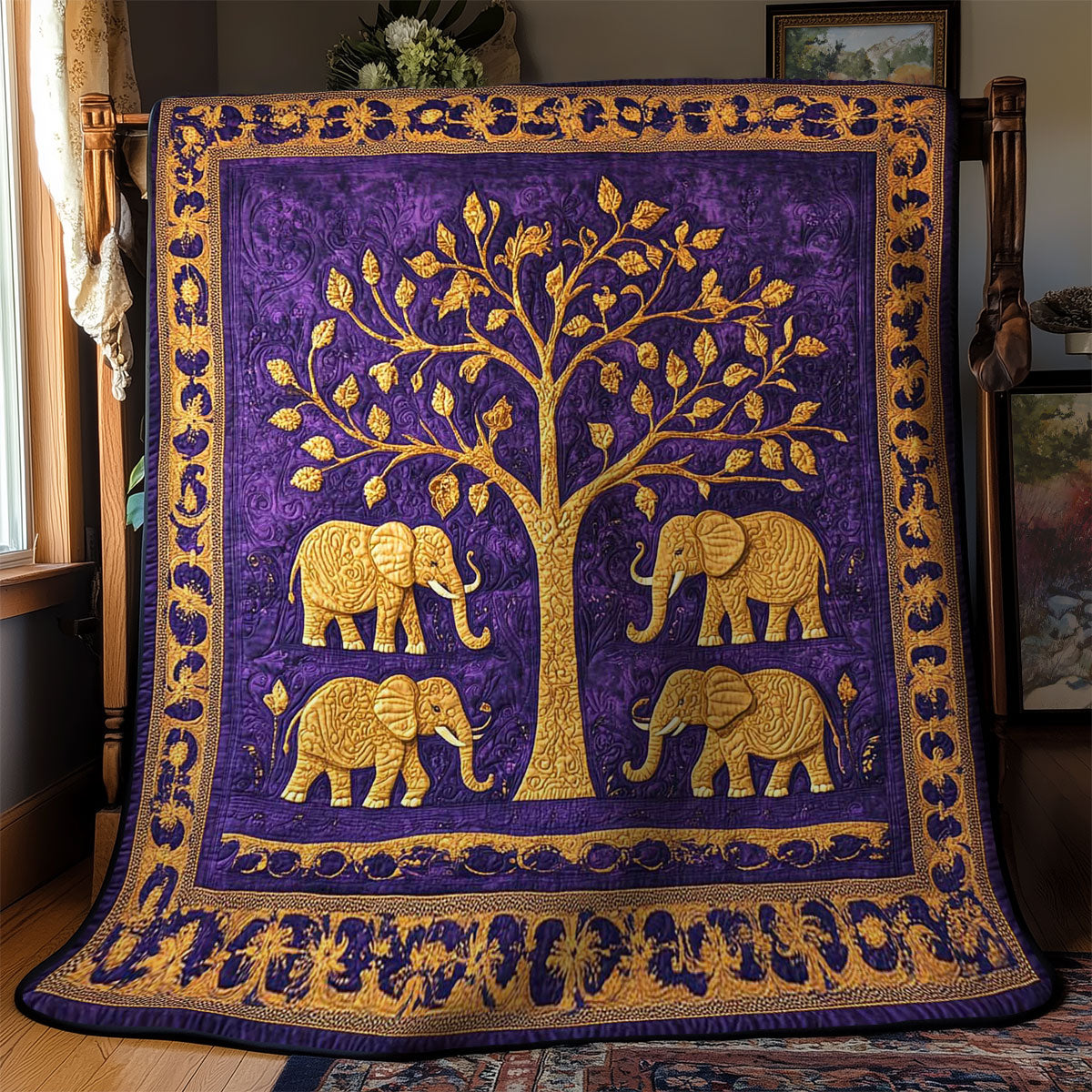 Royal Elephant Parade WN1103015CL Quilt