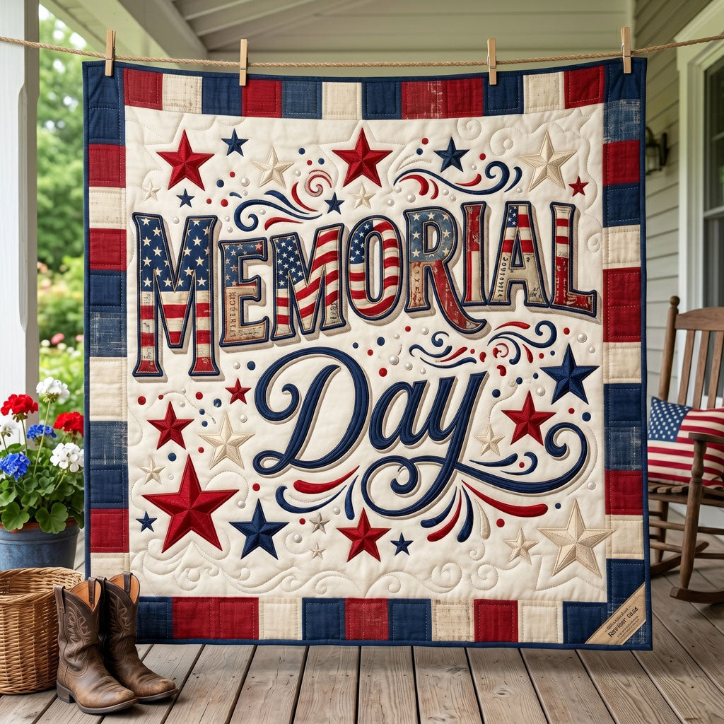 Memorial Day Pride WN0206009CL Quilt