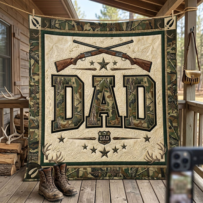 Camo Hunting Dad Heritage WN1006005CL Quilt