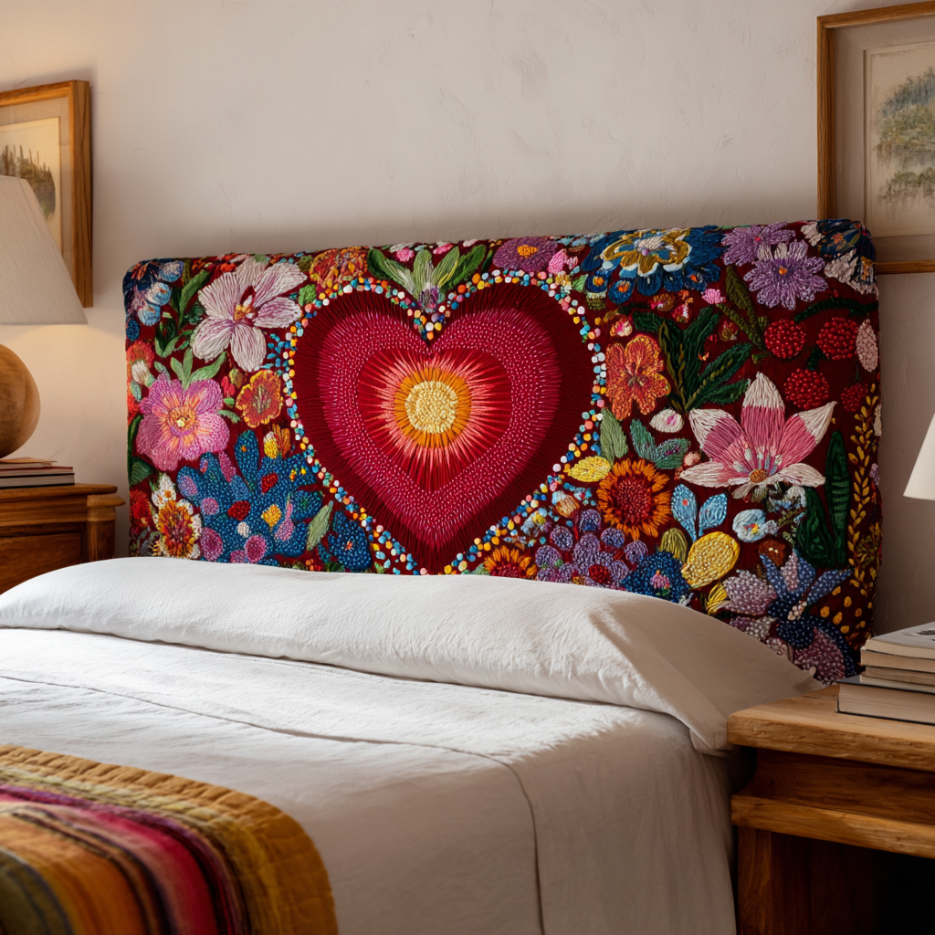Garden Heart XR3012010CL Quilted Headboard Slipcover