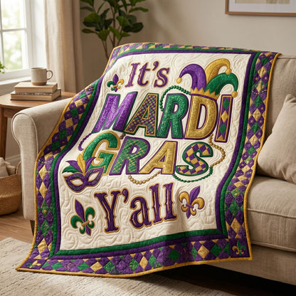 Mardi Gras Y’all WN1504012CL Quilt