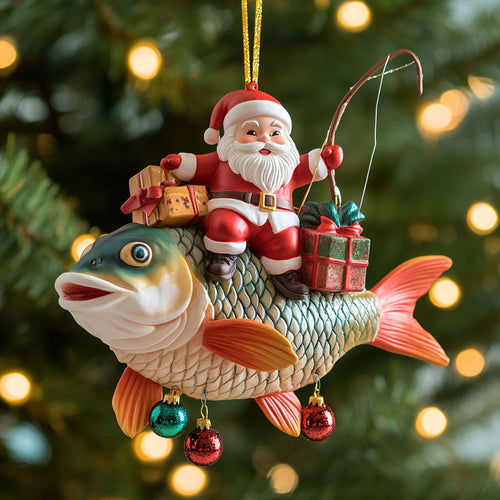 Starshine Fishing WN0411090CL Christmas Ornament