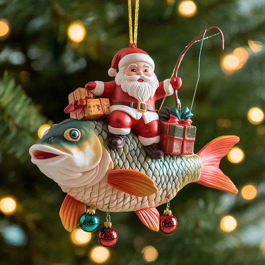Starshine Fishing WN0411090CL Christmas Ornament
