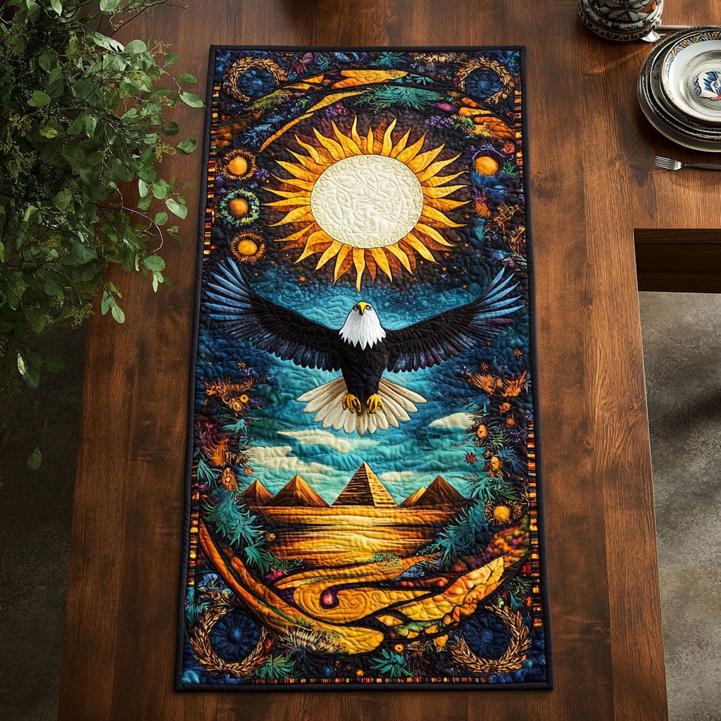 Celestial Eagle Pyramid WJ0207020CL Quilted Table Runner