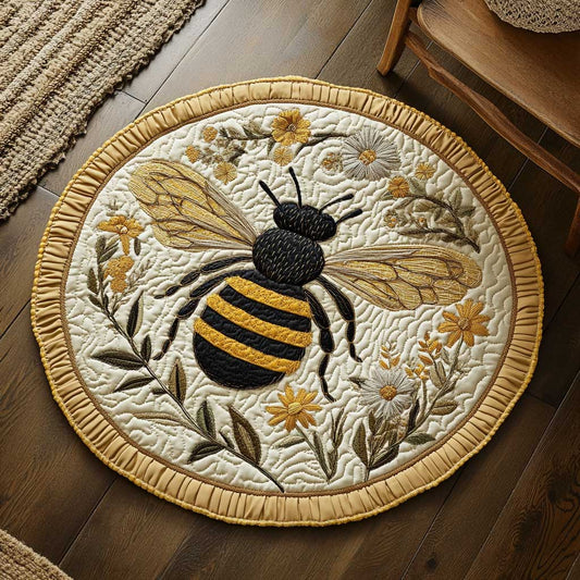 Bee And Bloom WN1903068CL Quilted Round Mat