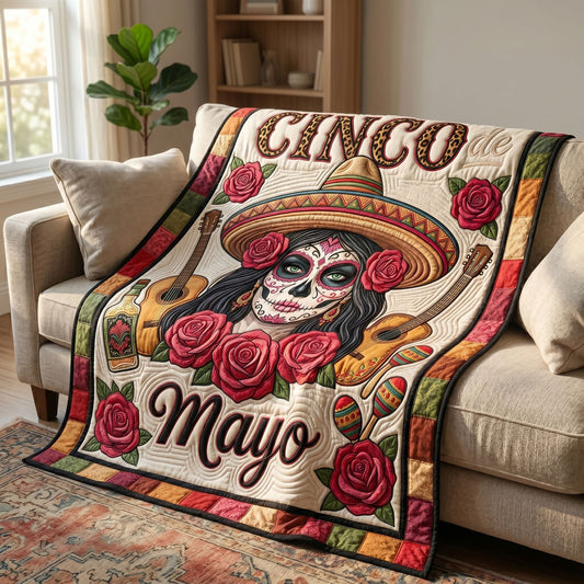 Rose Skull Cinco WN1804015CL Quilt