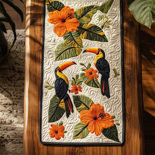 Toucan Garden WN1104048CL Quilted Table Runner
