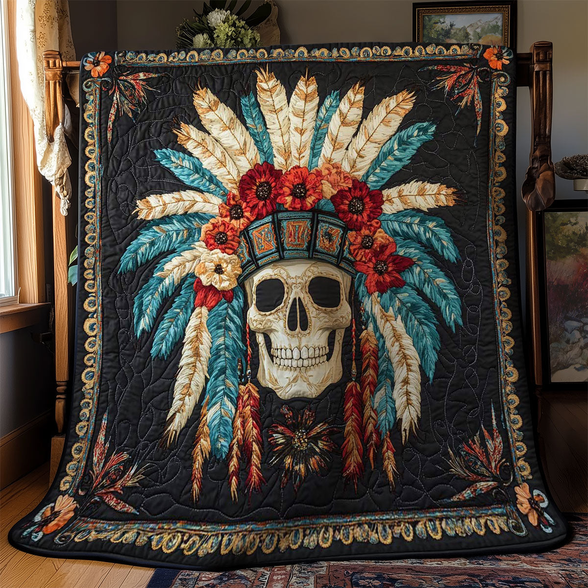 Skull Of Heritage WN2301011CL Quilt