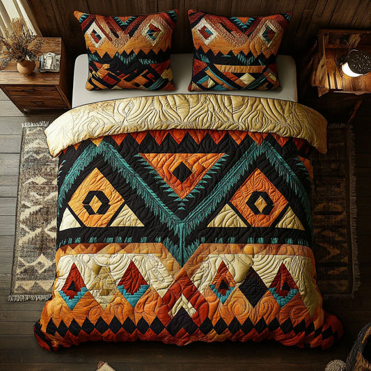 Geometric Tribal Pattern WJ0407020CL Duvet Cover Set