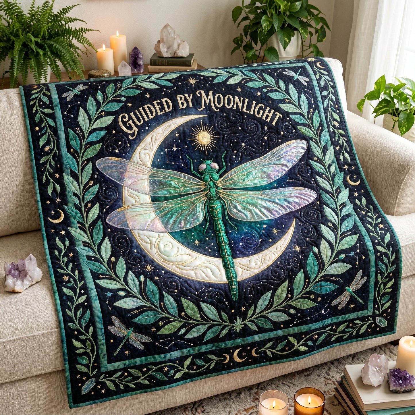 Guided By Moonlight XR1805003CL Quilt