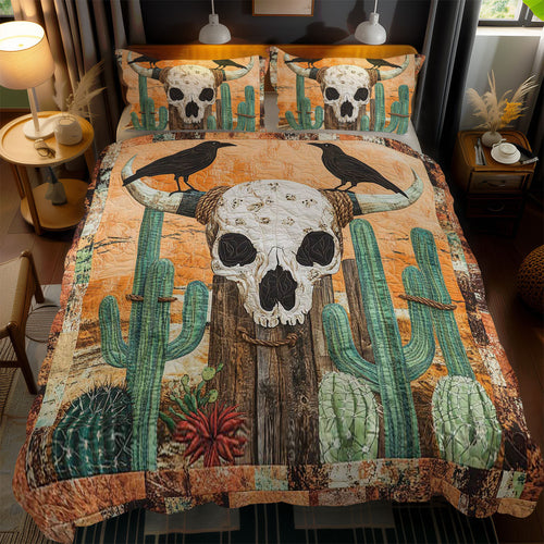 Cow Skull Totem WN2401037CL Duvet Cover Set