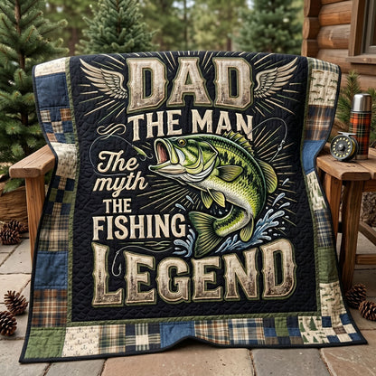 The Fishing Legend Dad WN1506019CL Quilt