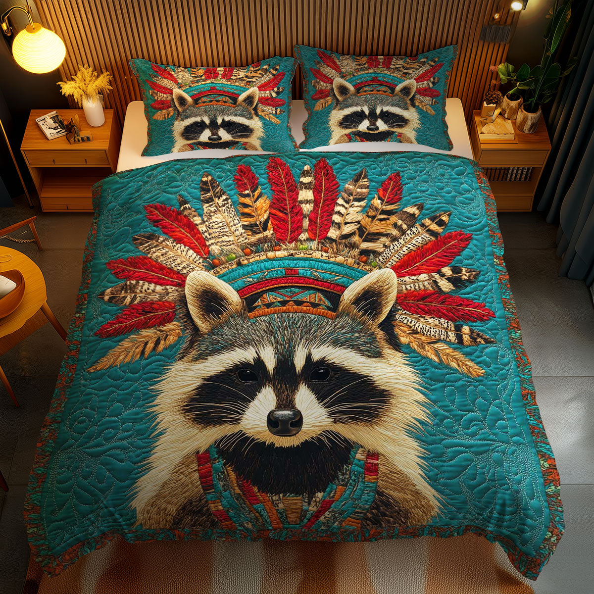 Raccoon Spirit WN2401050CL Duvet Cover Set