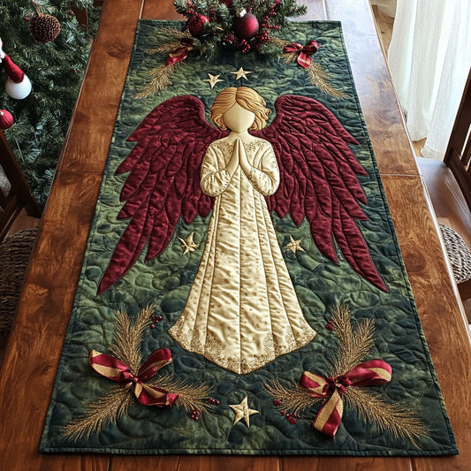 Pray Angel WJ0605022CL Quilted Table Runner