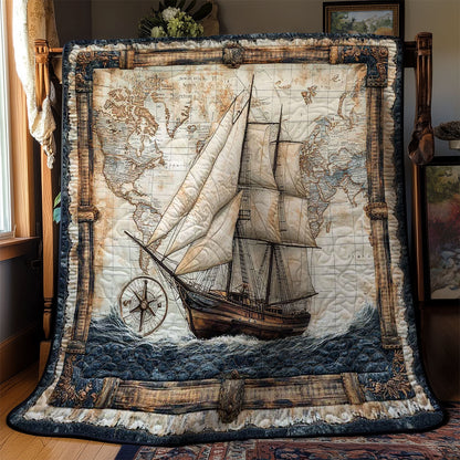 Voyager’s Sailboat WN0602034CL Quilt