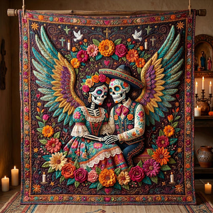Eternal Love Sugar Skull Angel WN2804007CL Quilt