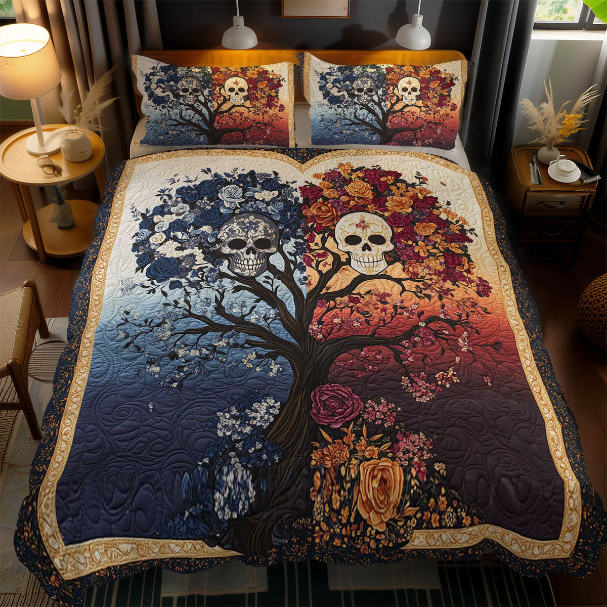 Enchanted Skull WN0702065CL Duvet Cover Set