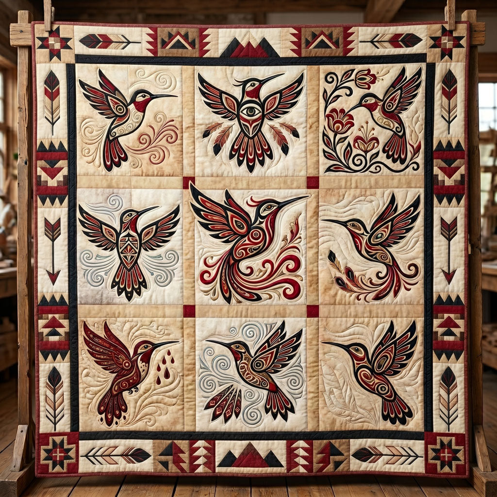 Hummingbird Spirits Collection WN0906005CL Quilt