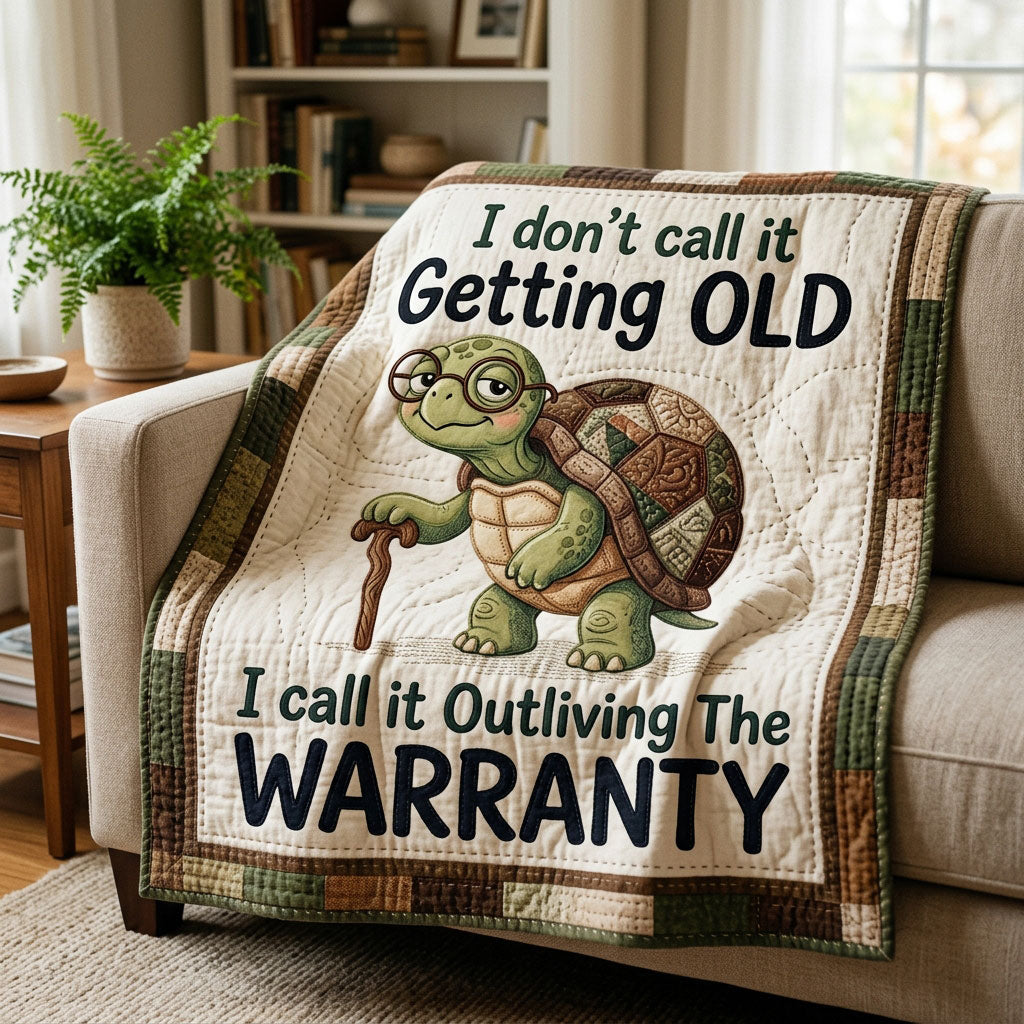 Outliving The Warranty Turtle WN0904033CL Quilt