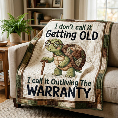 Outliving The Warranty Turtle WN0904033CL Quilt