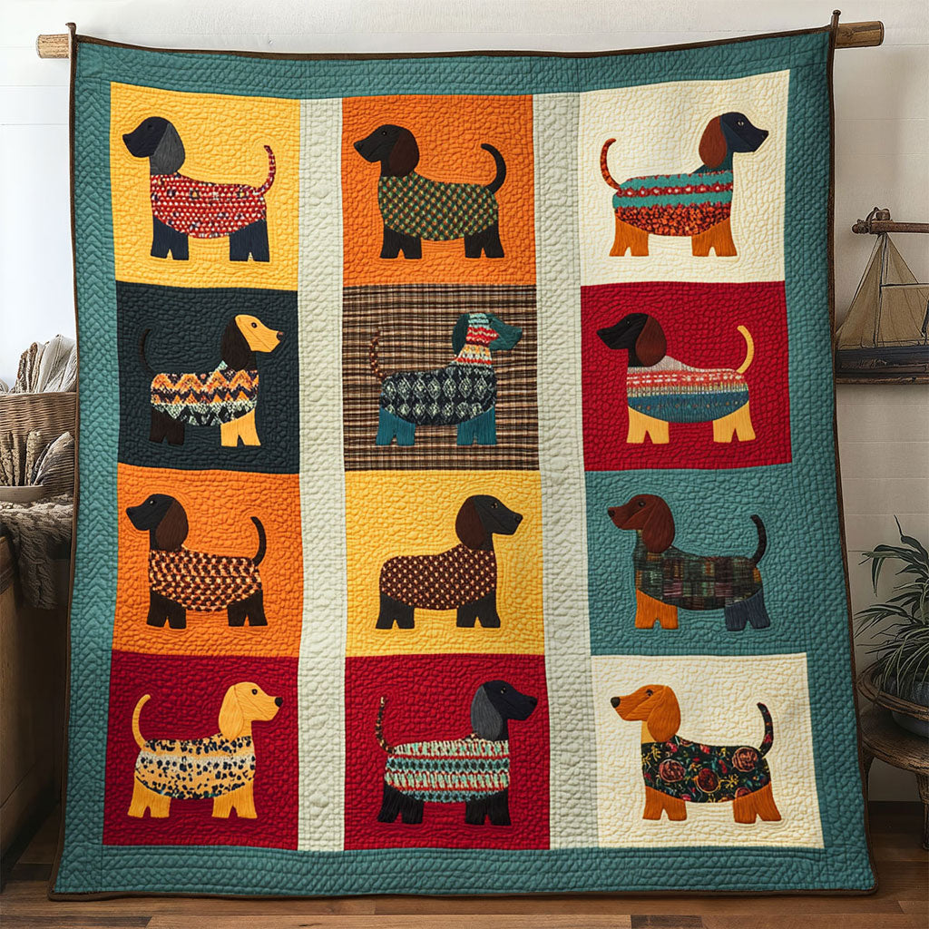 Handmade Dachshund WN0601038CL Quilt