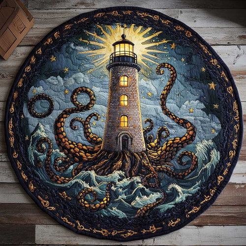 Shadow Lighthouse WN0905032CL Quilted Round Mat