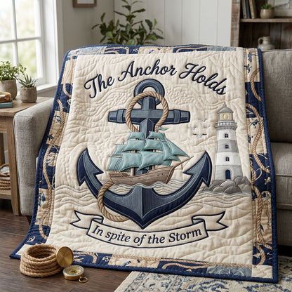Anchor Of Hope Nautical WN2904001CL Quilt
