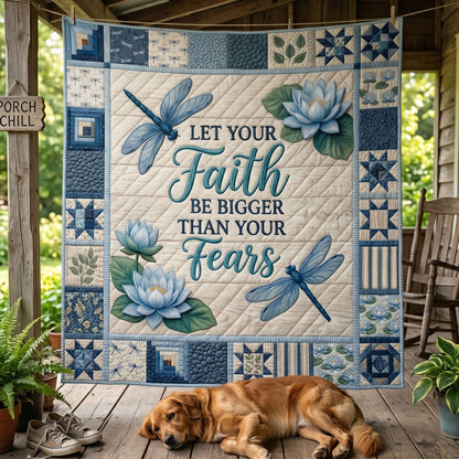 Blue Serenity Faith WN2204003CL Quilt
