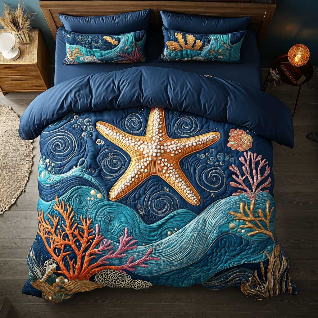 Adorable Starfish WP2502026CL Duvet Cover Set