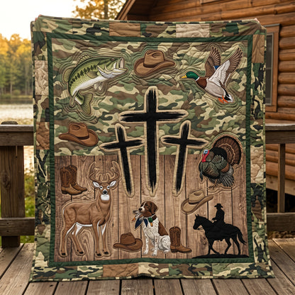 Faith Camo Hunting And Fishing XR2104007CL Quilt