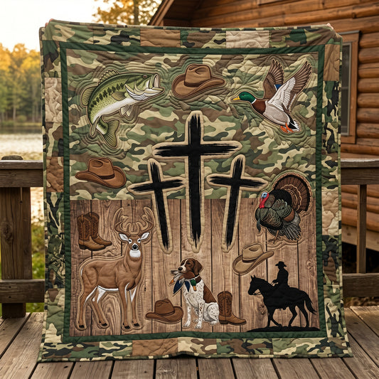 Faith Camo Hunting And Fishing XR2104007CL Quilt