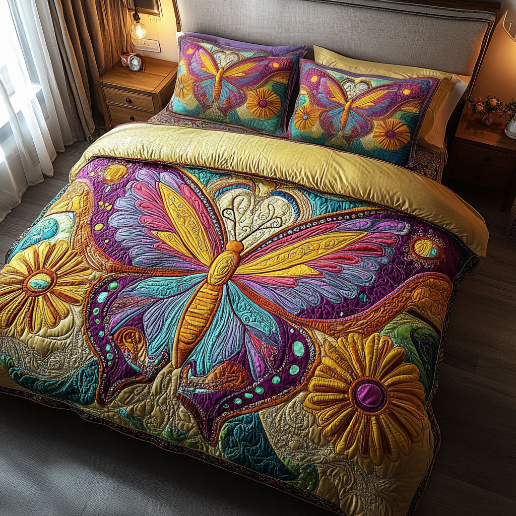Radiant Butterfly WN1201066CL Duvet Cover Set