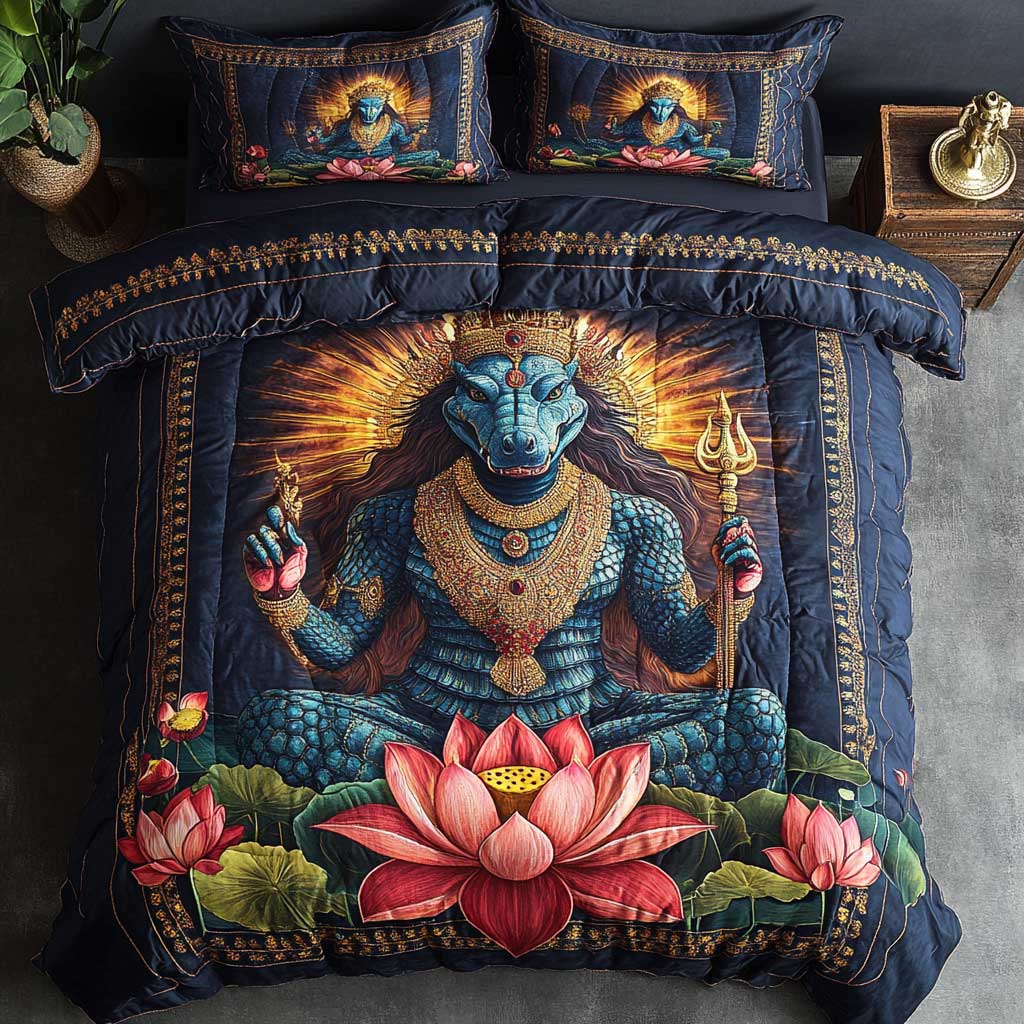 Hinduism Sacred Protector WN0503033CL Duvet Cover Set