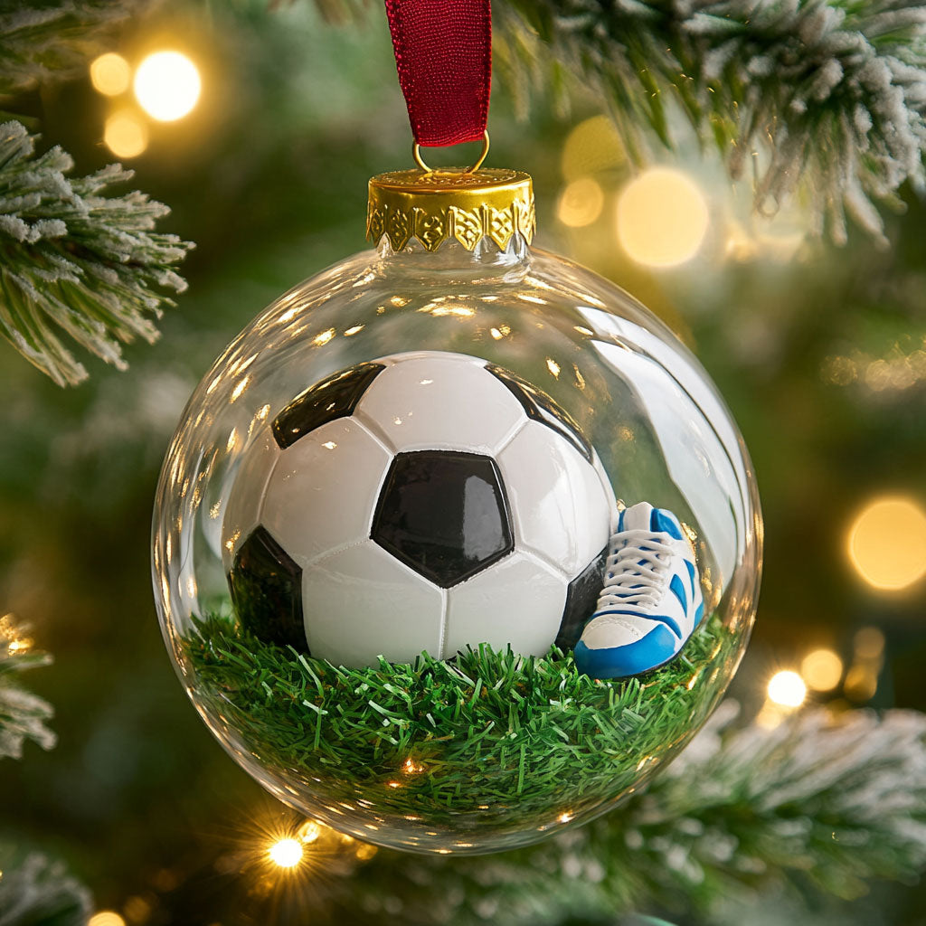 Soccer Globe CW2311047CL Christmas Ornament