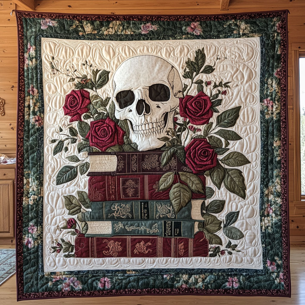 Eternal Skull Book CW0110040CL Quilt