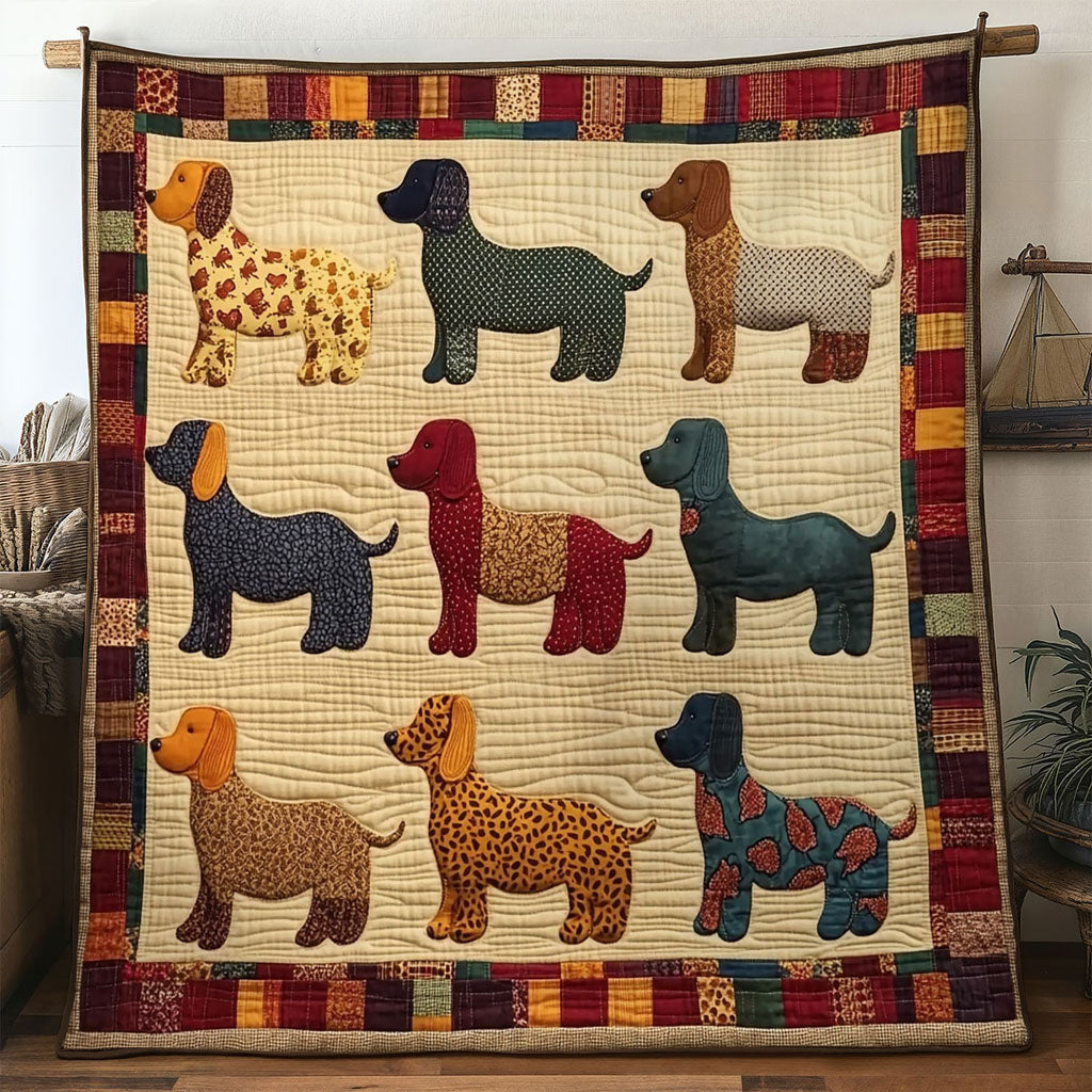 Country Dachshund WN0601015CL Quilt