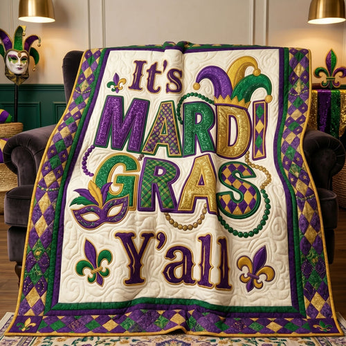 Mardi Gras Y’all WN1504012CL Quilt