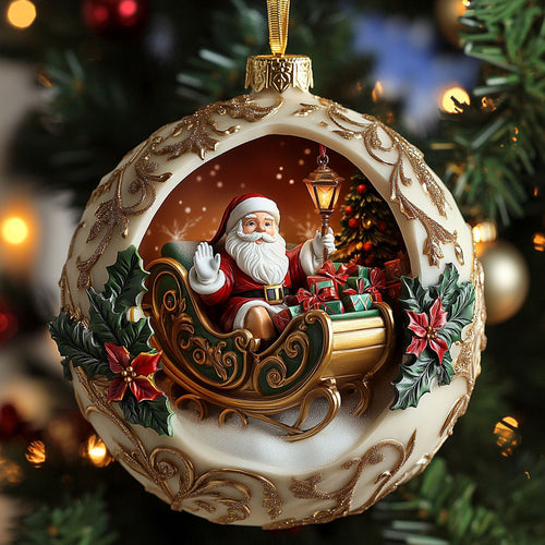 Jolly Santa CW1710028CL Christmas Ornament