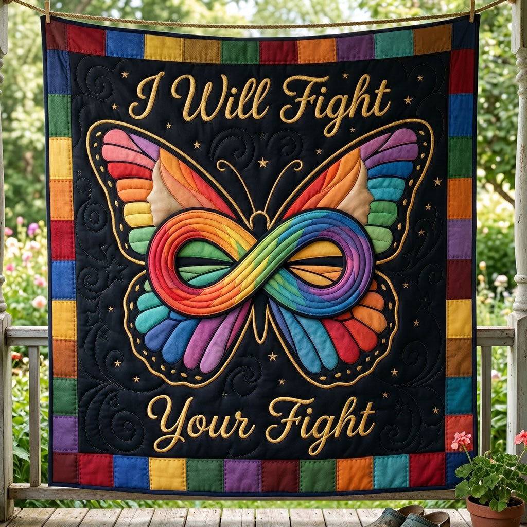 Infinity Strength Butterfly Support WN2404009CL Quilt