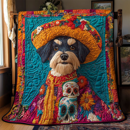 Colorful Schnauzer Traditions WN0302008CL Quilt