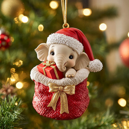 Stocking Elephant CP0412046CL Christmas Ornament