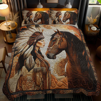 Feathered Stallion WN0402073CL Duvet Cover Set