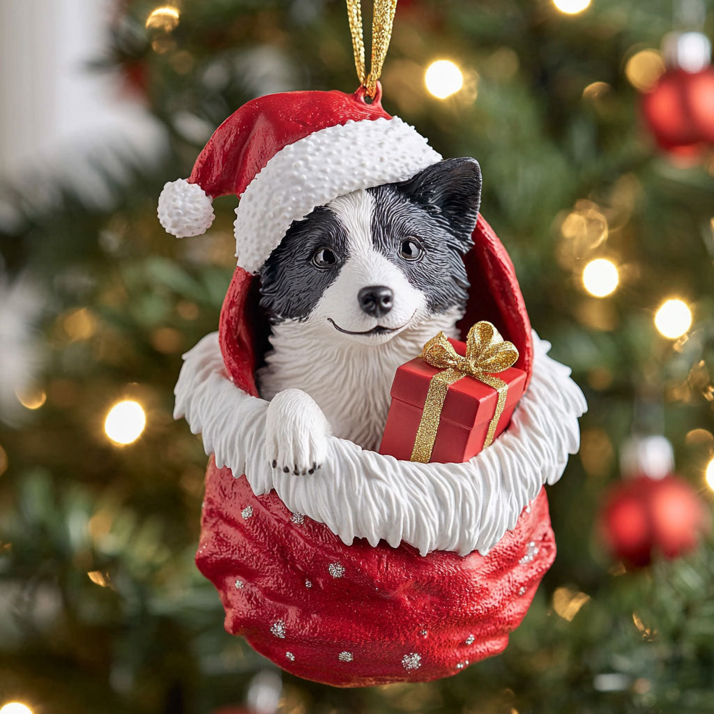 Collie Gift CP2010032CL Christmas Ornament