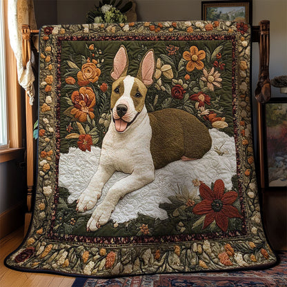 Blossom Bull Terrier WN0802016CL Quilt